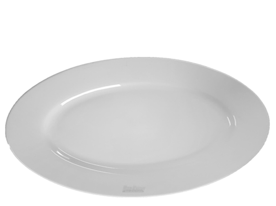 Teller oval Bianco