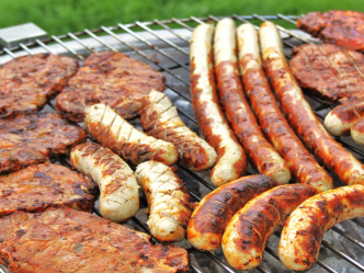 Rustikales Grillbuffet