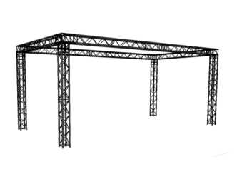 4 Punkt 30er Globaltruss Messestand 6x11m