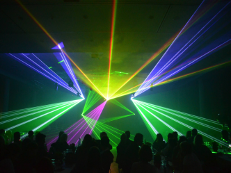 Lasershow Set 6, mit Operator