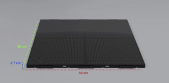 Kunststoffboden 18 qm