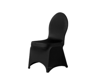 Stretchhusse Stuhl schwarz