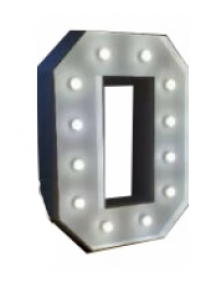 XXL Leuchtbuchstabe O