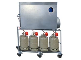 Zeltheizung Gas