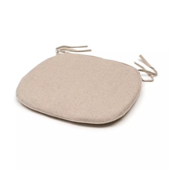 Sitzkissen f&uuml;r Stuhl "Crossback" Leinen beige
