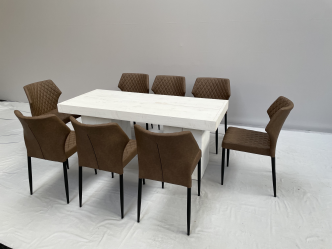 Cognac Tischset 8P.