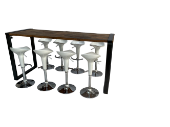 Industrial Hightableset 8P. 2,2 m Space