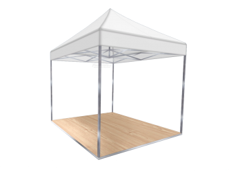 Faltzelt 3x3 Light ohne Seitenwände